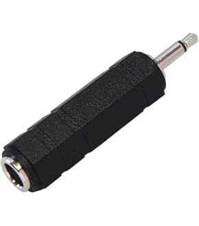 Amazon | φ6.3mm モノラル標準プラグ(オス) → φ6.3mm モノラル